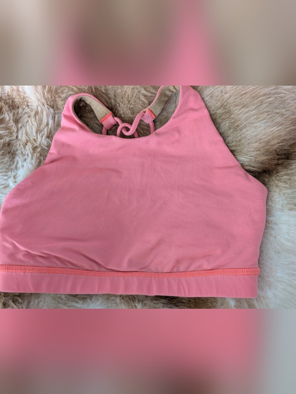 Sz 2 Lululemon Coral Bra